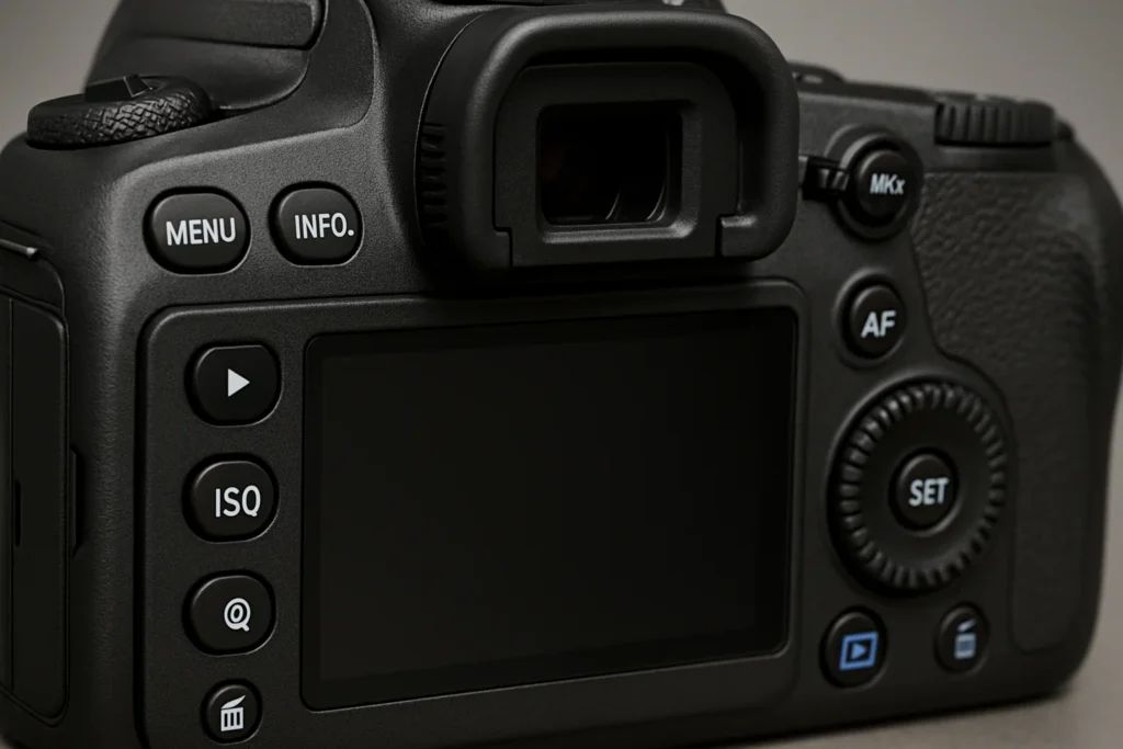 dslr camera controls