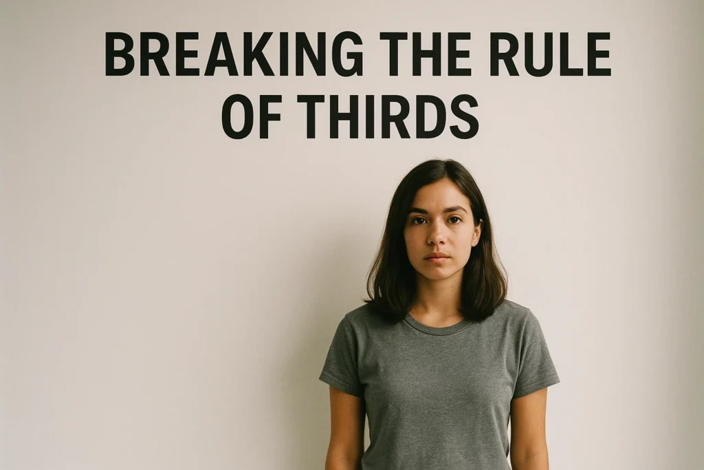 breaking the rule of thirds in photography