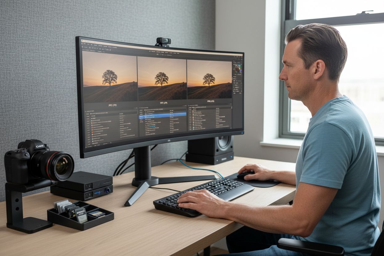 professional editing workflow photographer