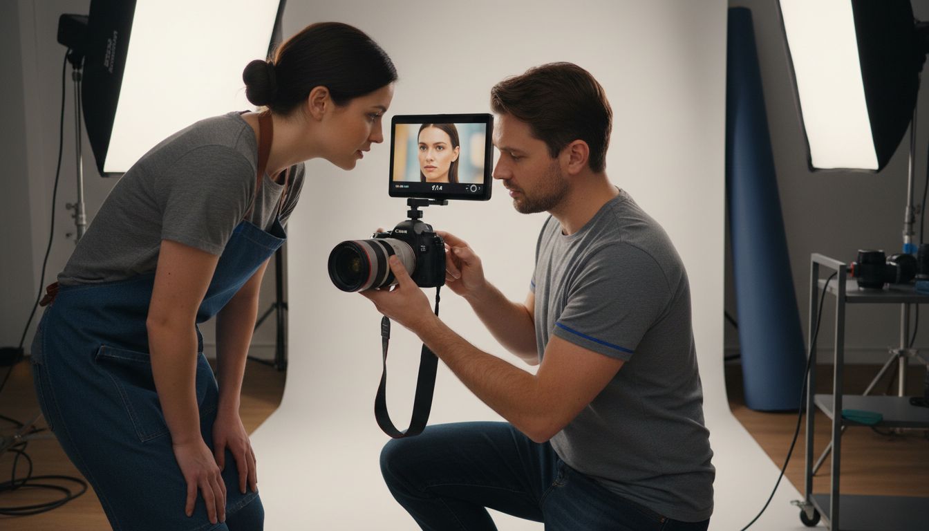 photographer aperture control