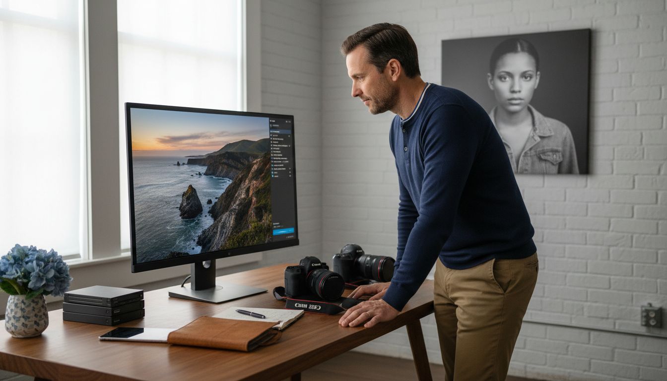 photo editor workstation