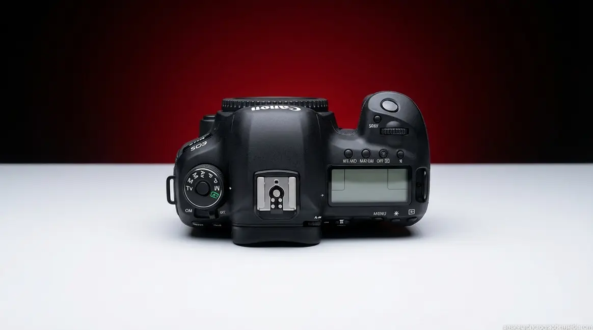 How to change shutter speed on a Canon camera — mode dial set to Tv position