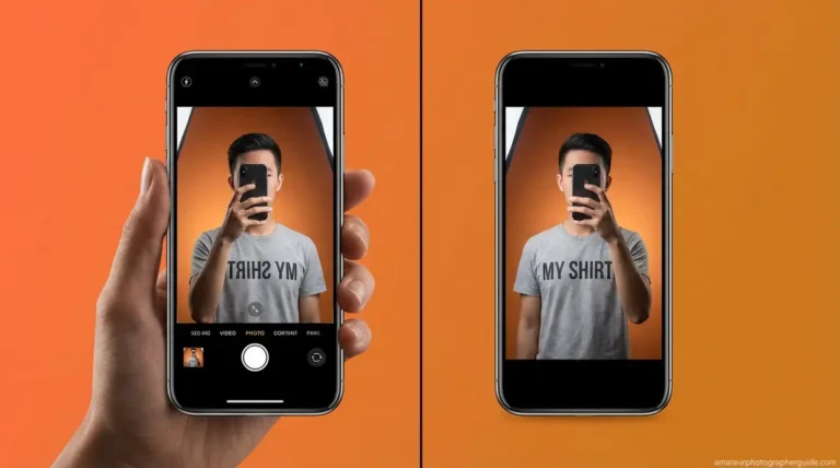 How to turn off inverted camera settings to fix backwards selfies